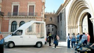 El Ayuntamiento prueba el 'Senyeramóvil'.