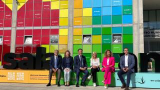 Salamanca pierde la letra M de su nombre para concienciar sobre el cáncer de mama metastásico