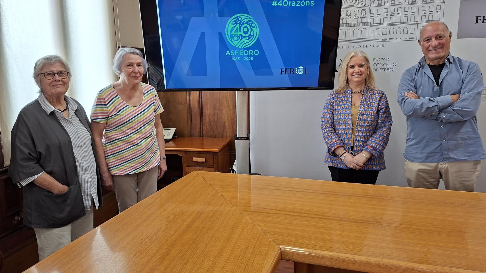 Imagen de la presentación del acto.