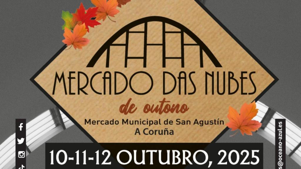 Cartel de la edición 2025 del Mercado das Nubes