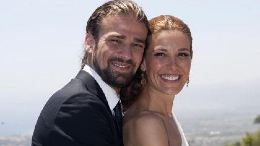 Mario Biondo y Raquel Sánchez Silva el día de su boda.