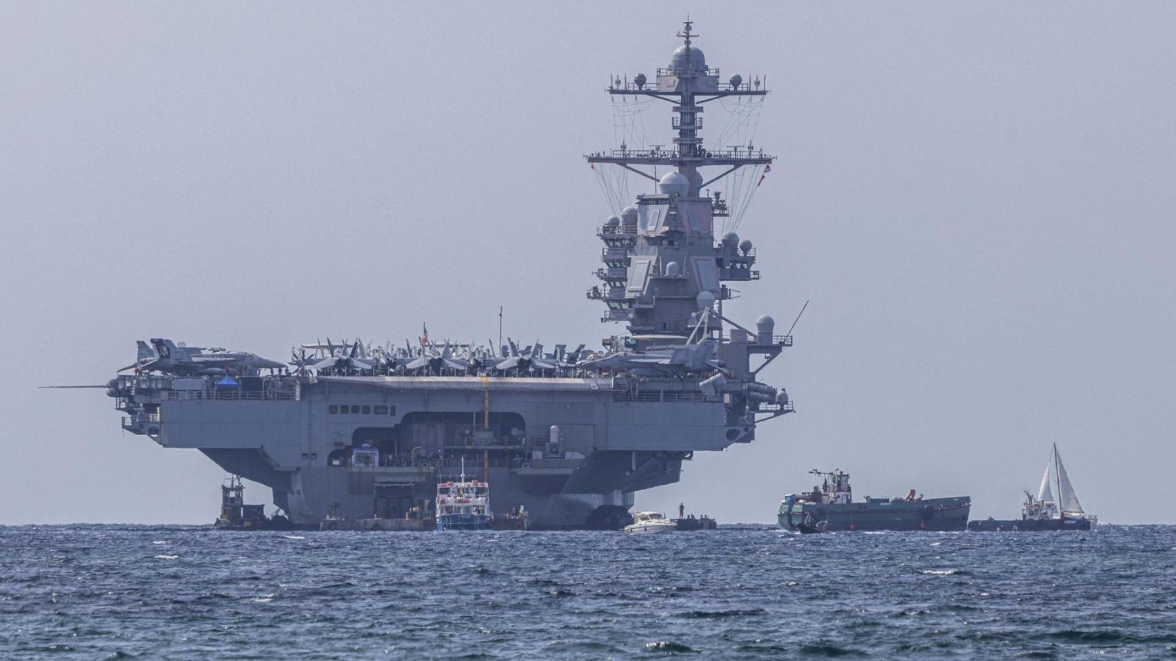 El portaviones USS Gerald R. Ford.