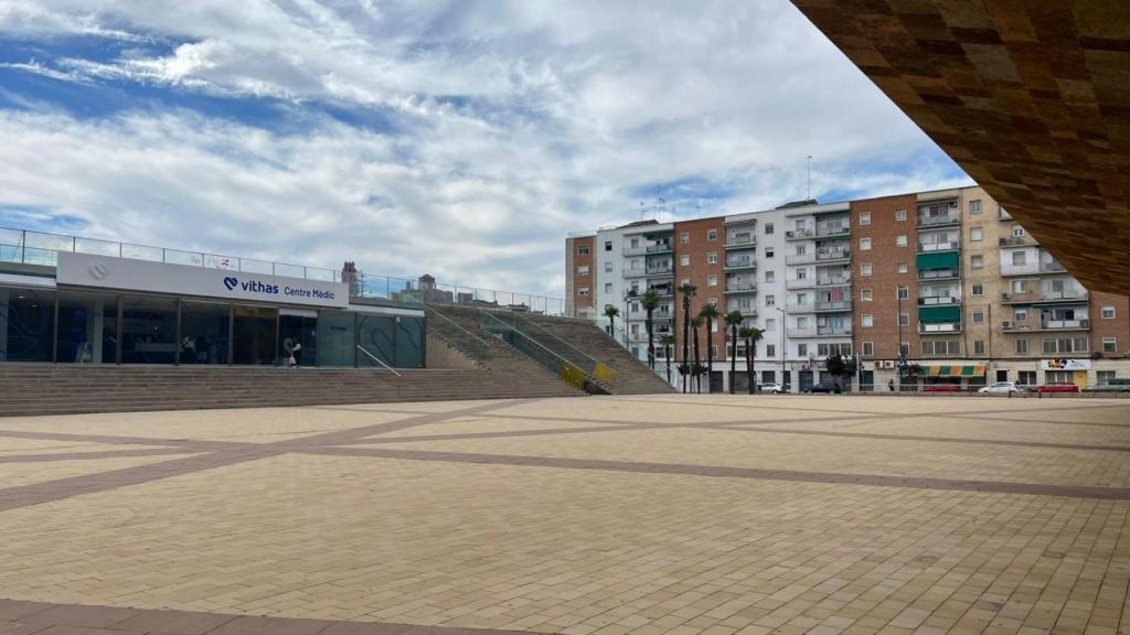 La plaza de la Llotja, en Lleida, fue el lugar donde se sucedieron los hechos.