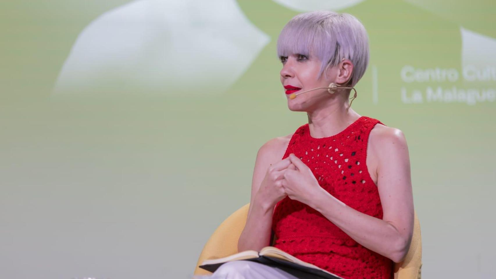 Remedios Zafra en la inauguración de 'Filosofía ambulante'.