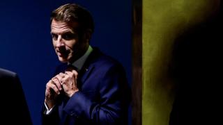 Emmanuel Macron, en Nueva York, antes de reconocer el Estado palestino.