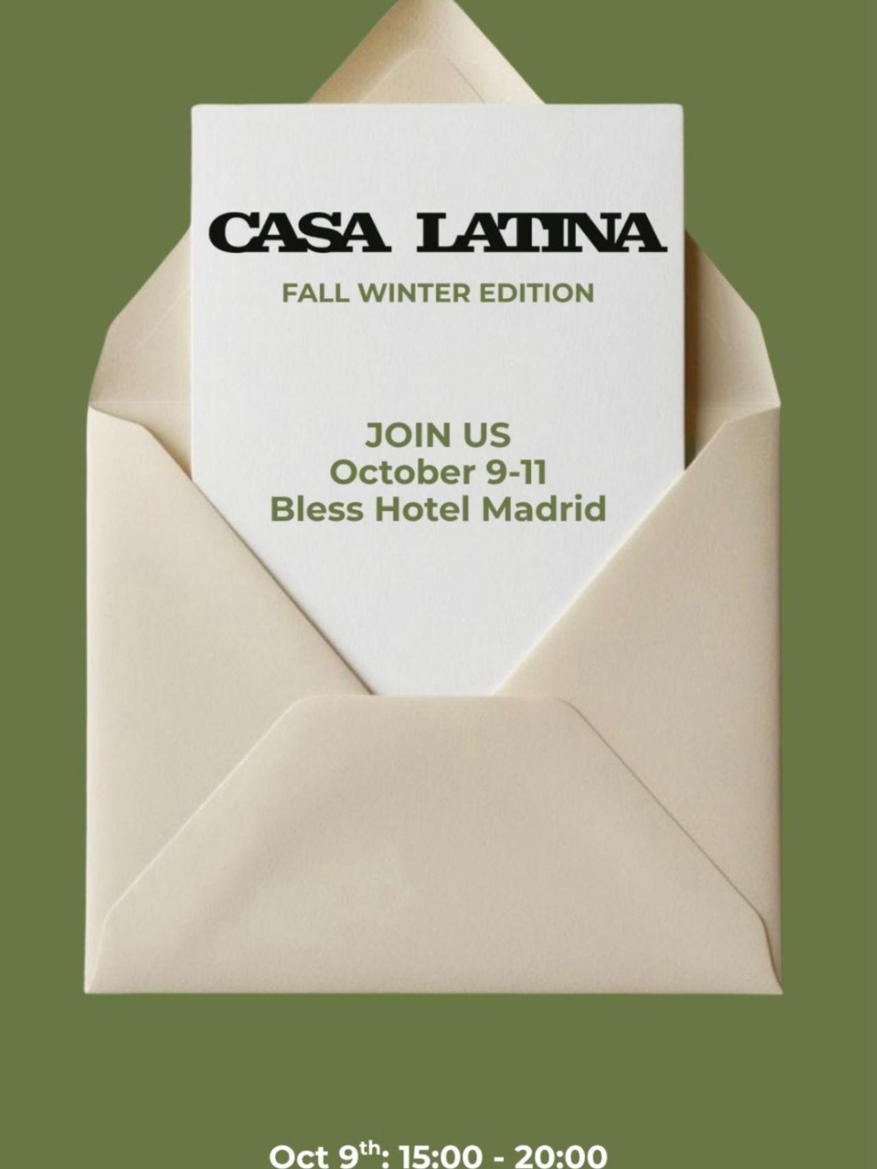 Flyer Casa Latina.