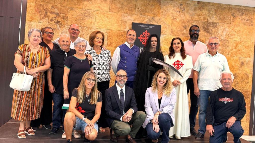 El concejal de Cultura de San Javier, David Martínez, este martes, durante la presentación del clásico de Zorrilla.