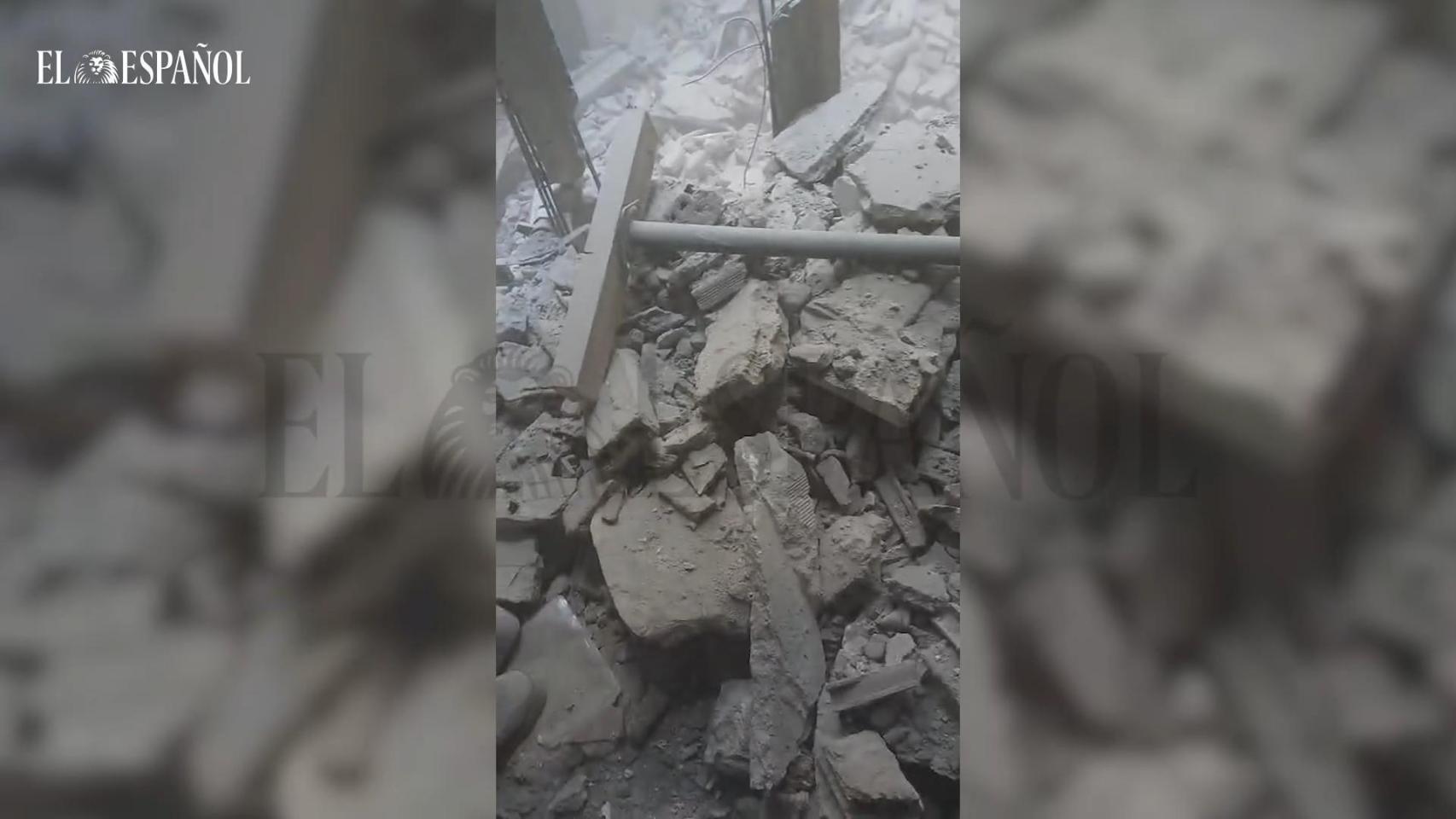 Se derrumba un edificio en obras en el centro de Madrid: hay tres heridos y cuatro desaparecidos