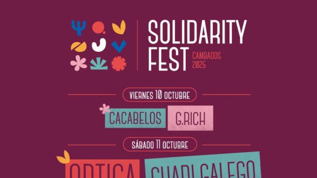 Cartel de la edición 2025 del Solidarity Fest