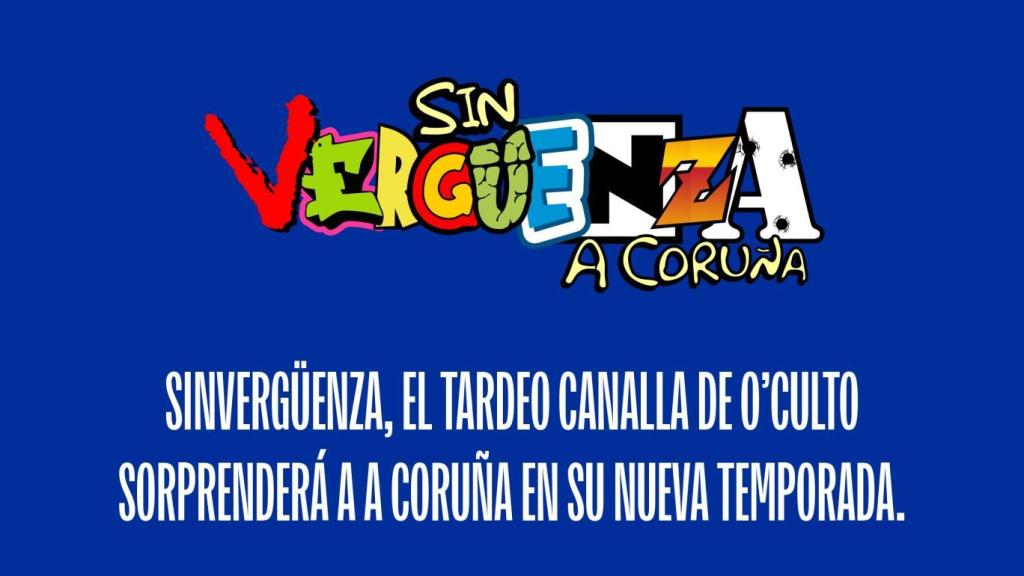 Cartel de una nueva sesión del tardeo coruñés 'Sinvergüenza'