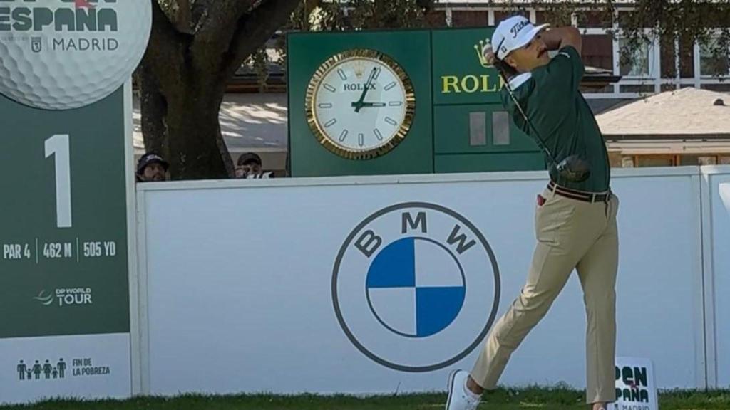 Ignacio Mateo en el Open de España.