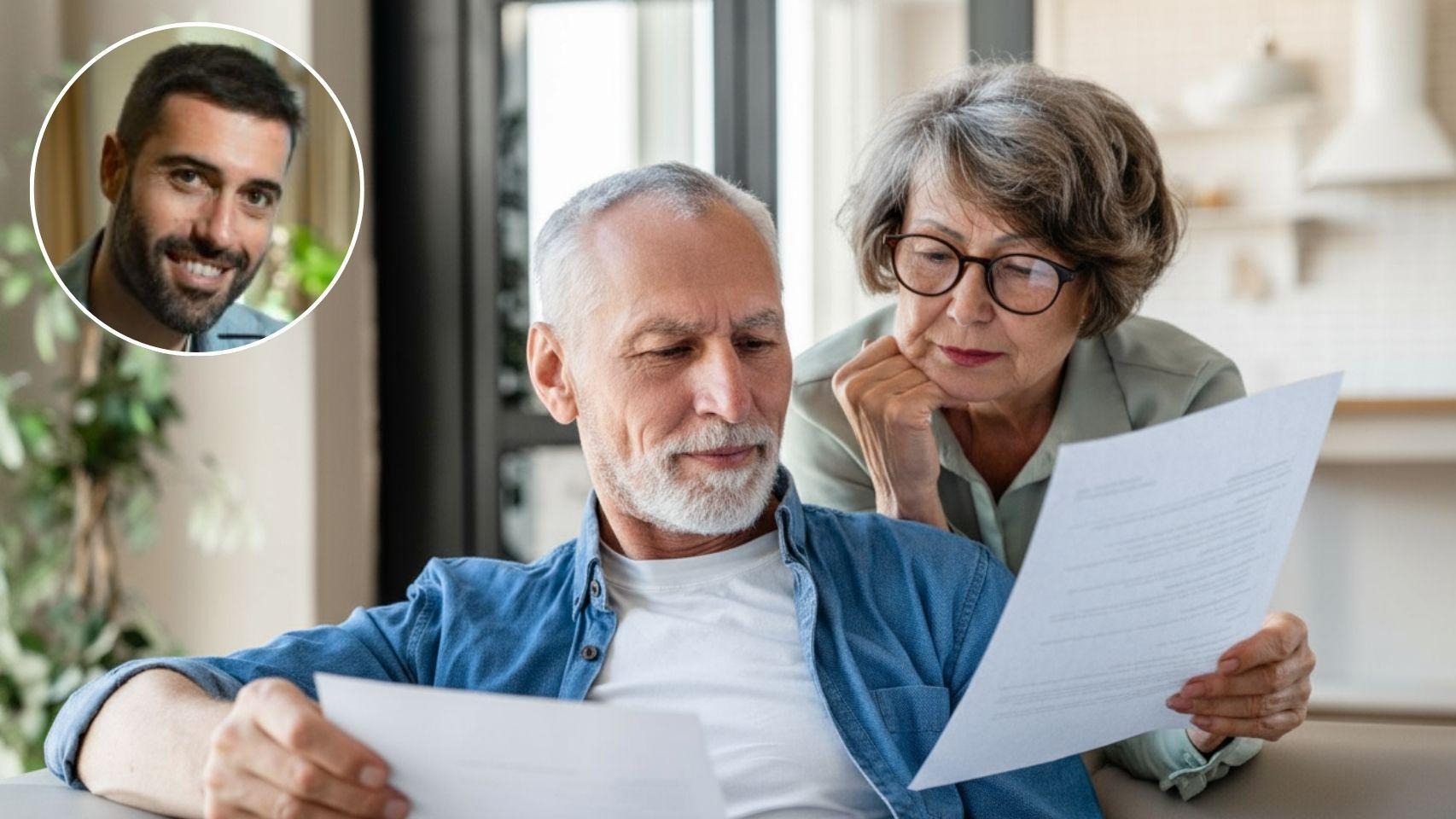 Germán Jover y una pareja generada por IA.