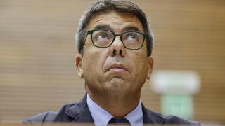 El presidente de la Generalitat, Carlos Mazón, en Les Corts. Rober Solsona / EP