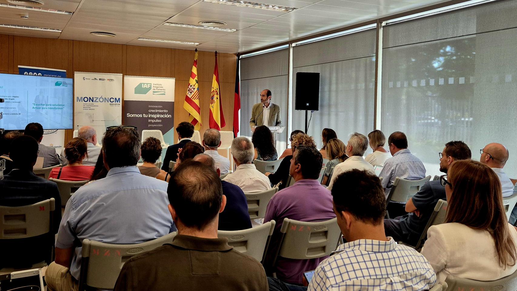 Una de las jornadas del Instituto Aragonés de Formento
