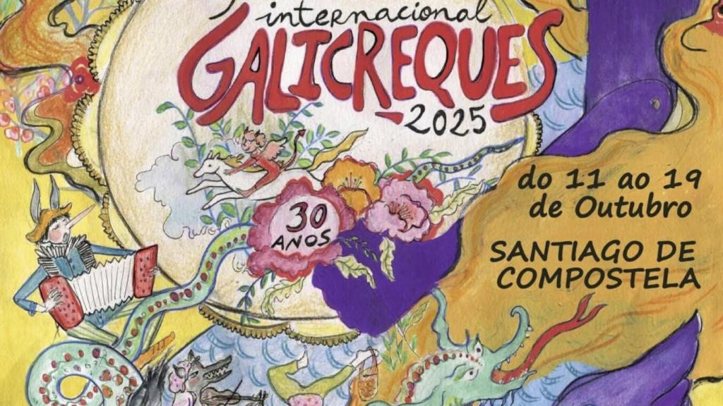 Cartel de la edición 2025 de Galicreques