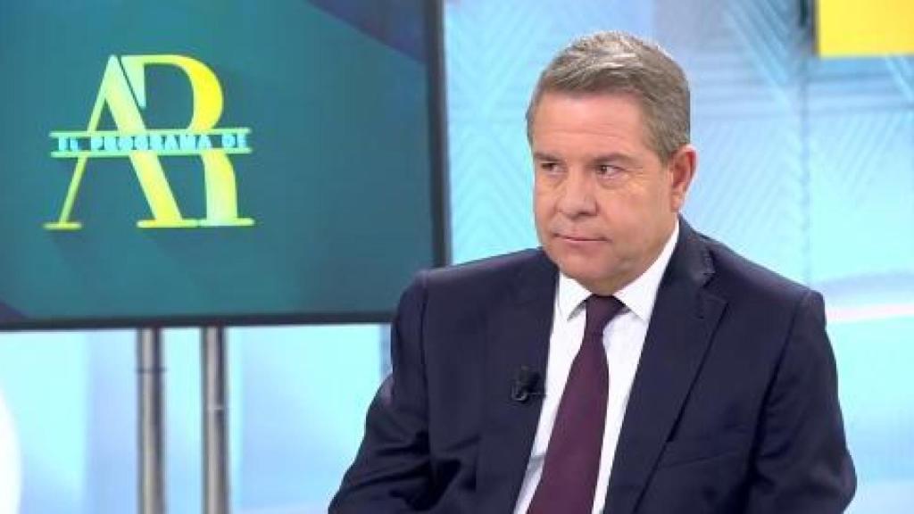 Emiliano García-Page durante su entrevista en el Programa de Ana Rosa.