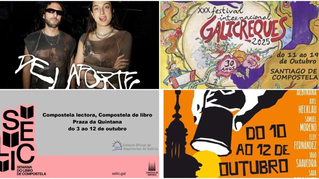 Estos son todos los planes que no te puedes perder este fin de semana en Santiago de Compostela