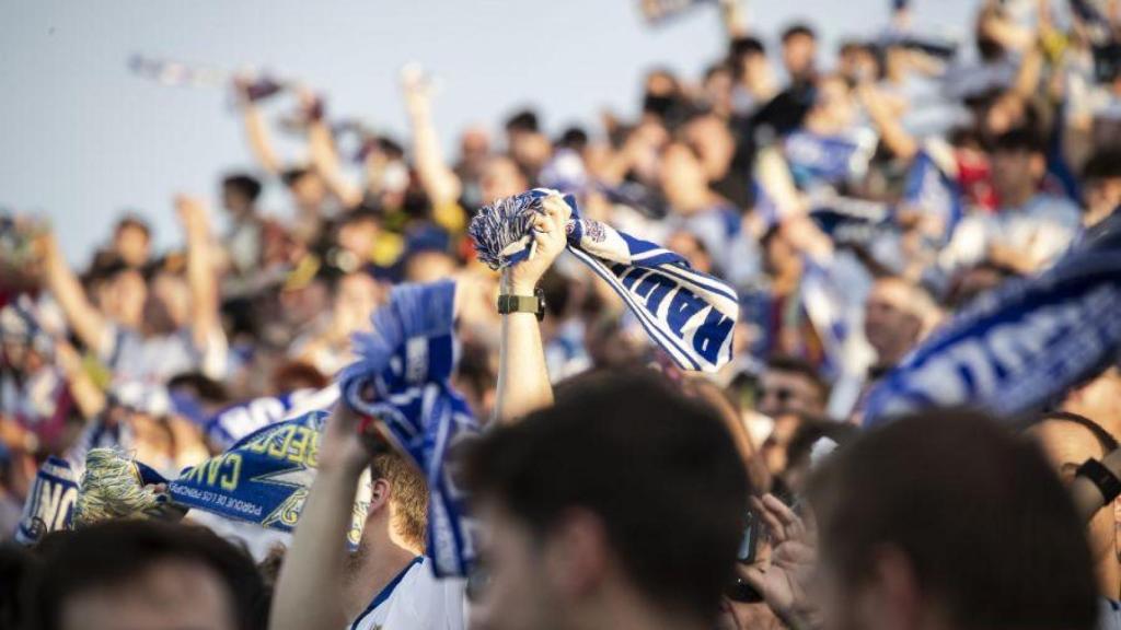 Afición del Real Zaragoza.