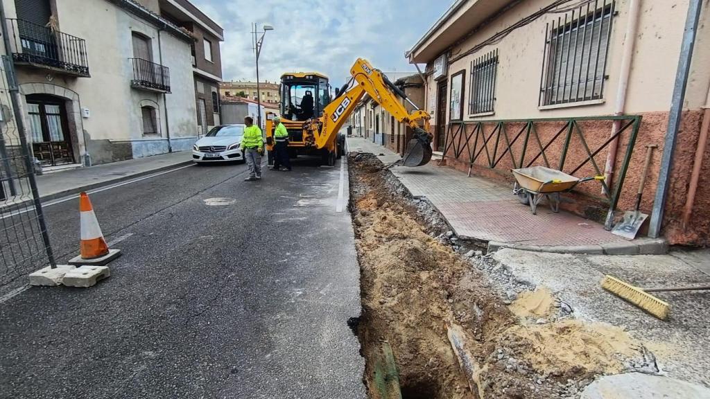 Obras en la calle Fermoselle