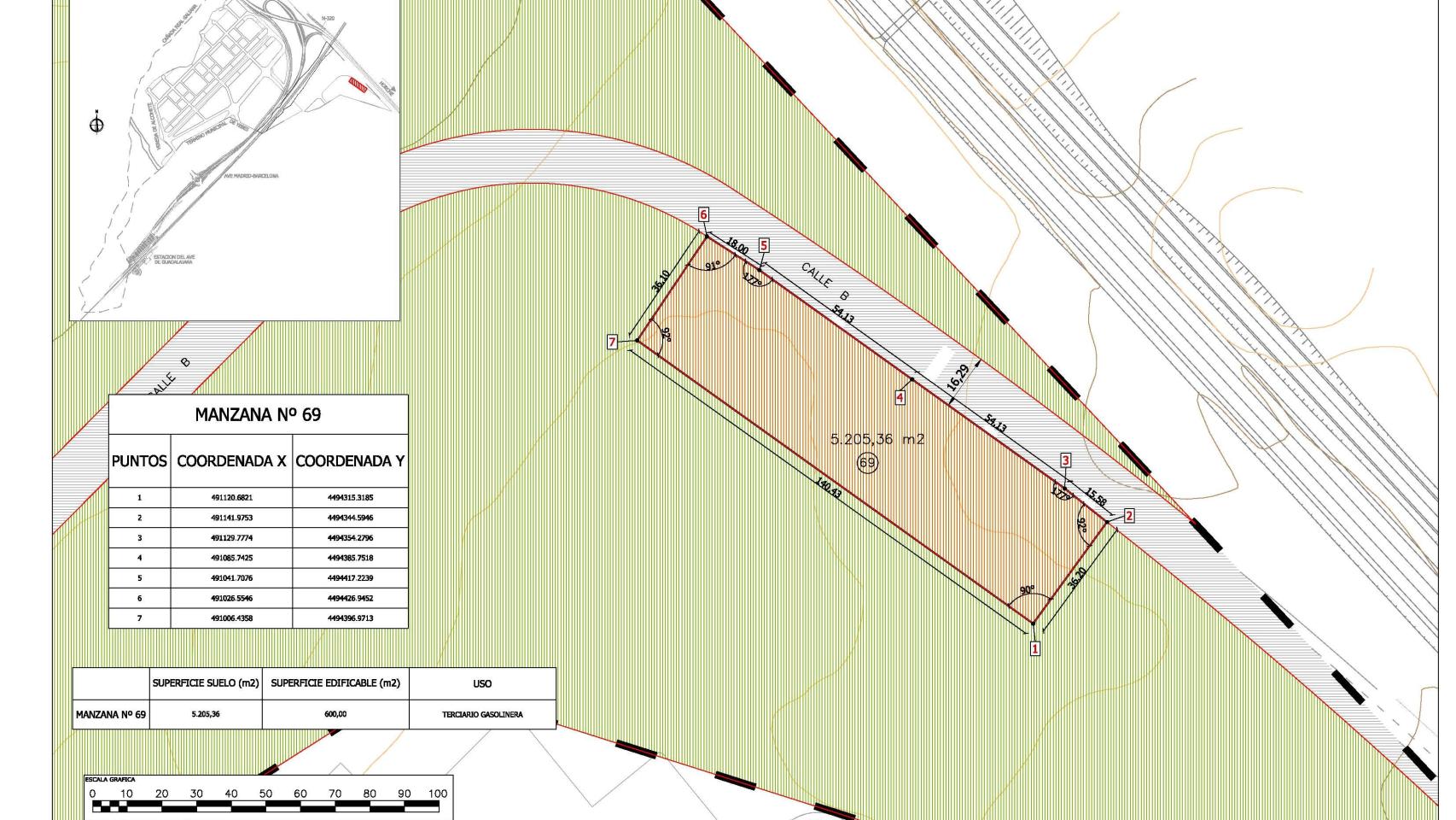 Parcela en venta en Guadalajara.