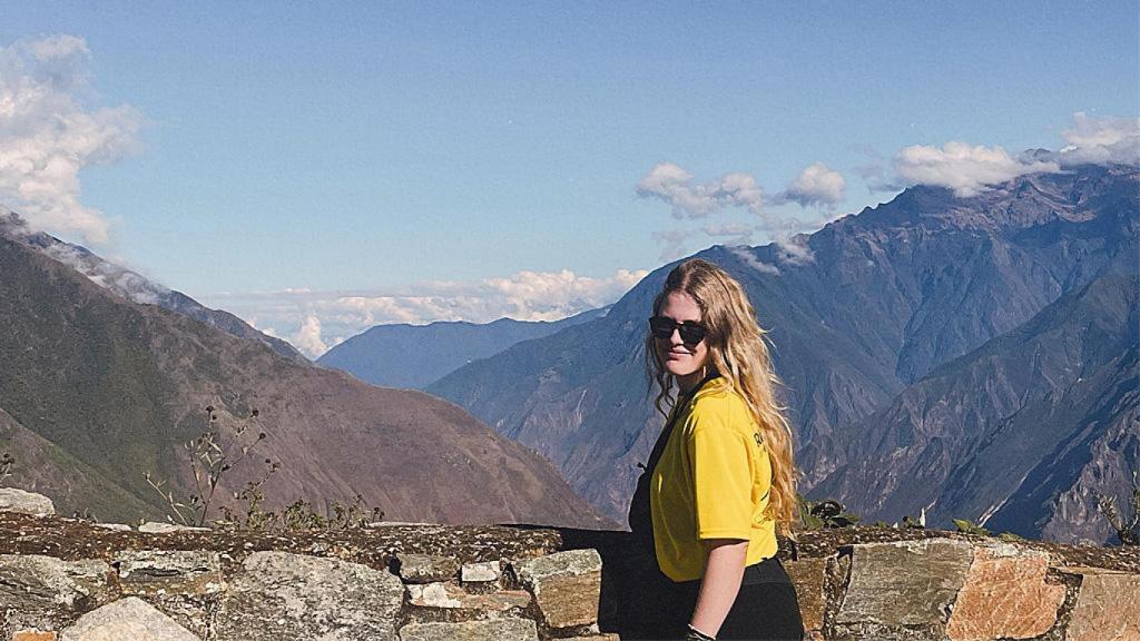 Laura en Perú cubriendo las etapas de la Ruta Inti