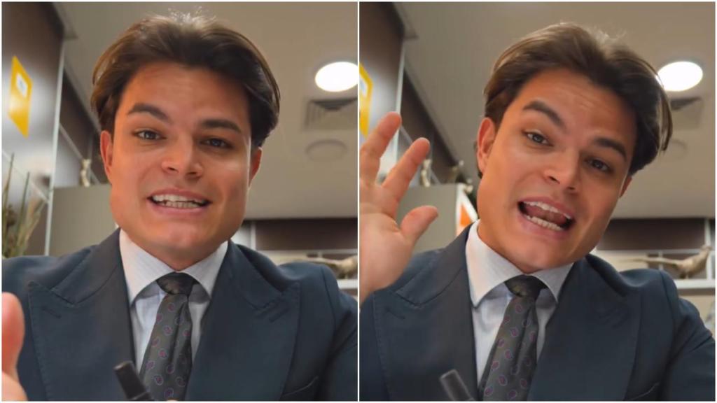 Isaac Sánchez, CEO @tuorovalemas en un vídeo de Instagram (captura).