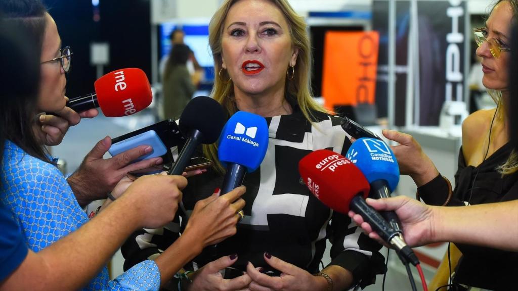 Carolina España, consejera portavoz del Gobierno andaluz.