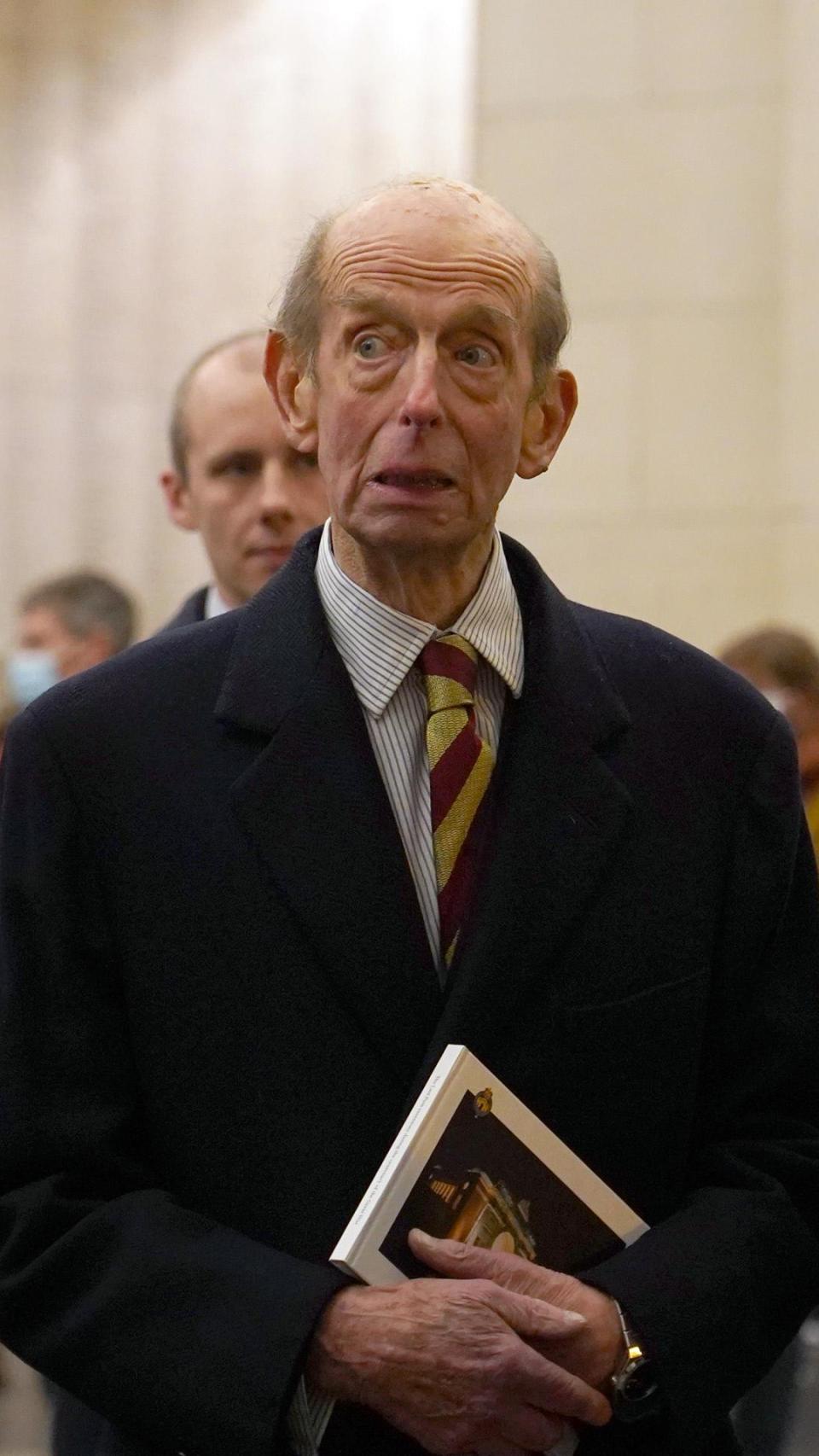 El duque de Kent, en una imagen de archivo.