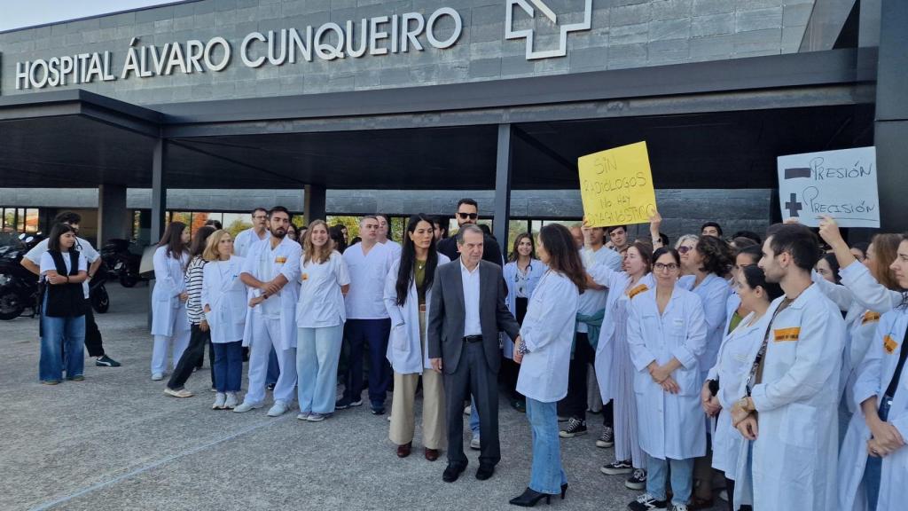 Imagen de la concentración en Vigo