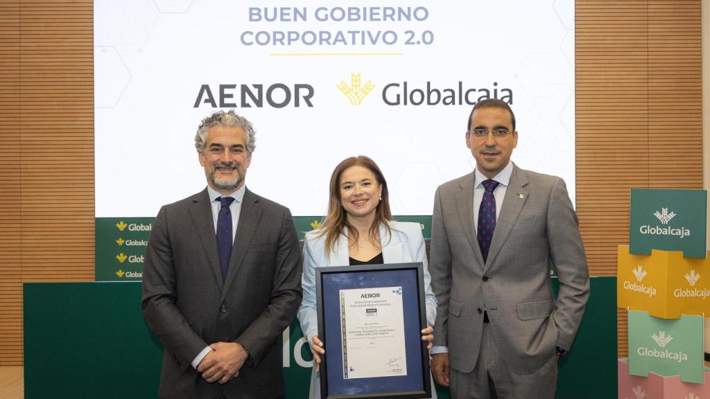 Globalcaja recibe la máxima certificación de AENOR a su gobierno corporativo