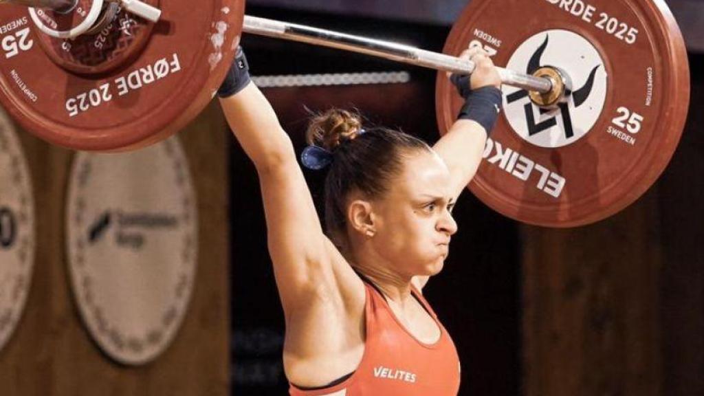 La haltera de la Universidad de Salamanca Marta García Rincón