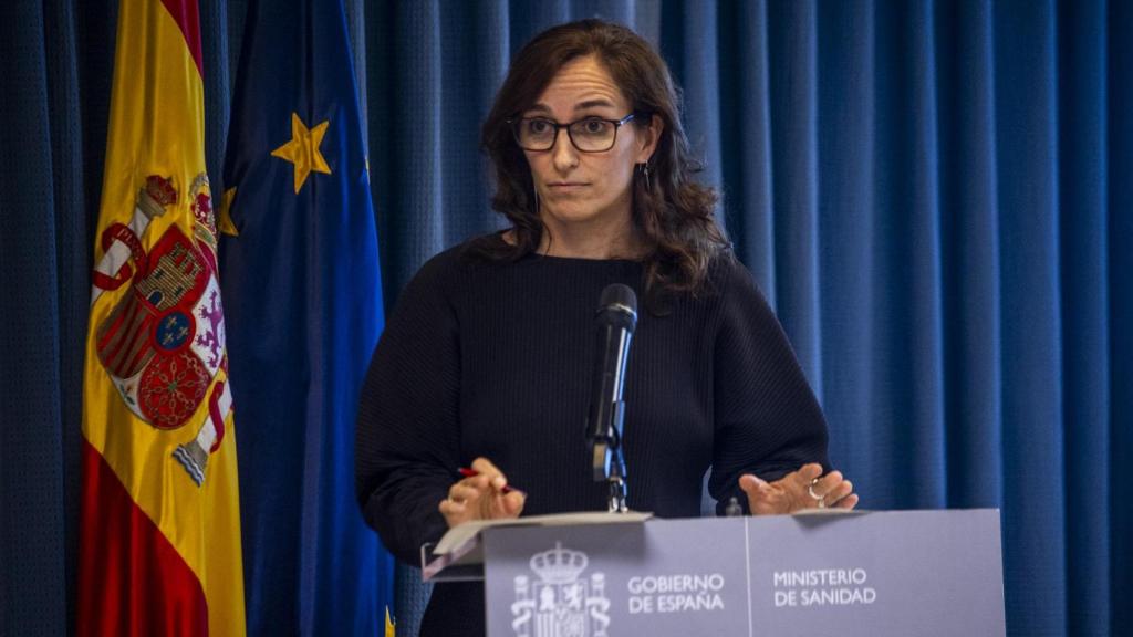 Mónica García en el Consejo de Ministros de esta pasado martes 7 de octubre.