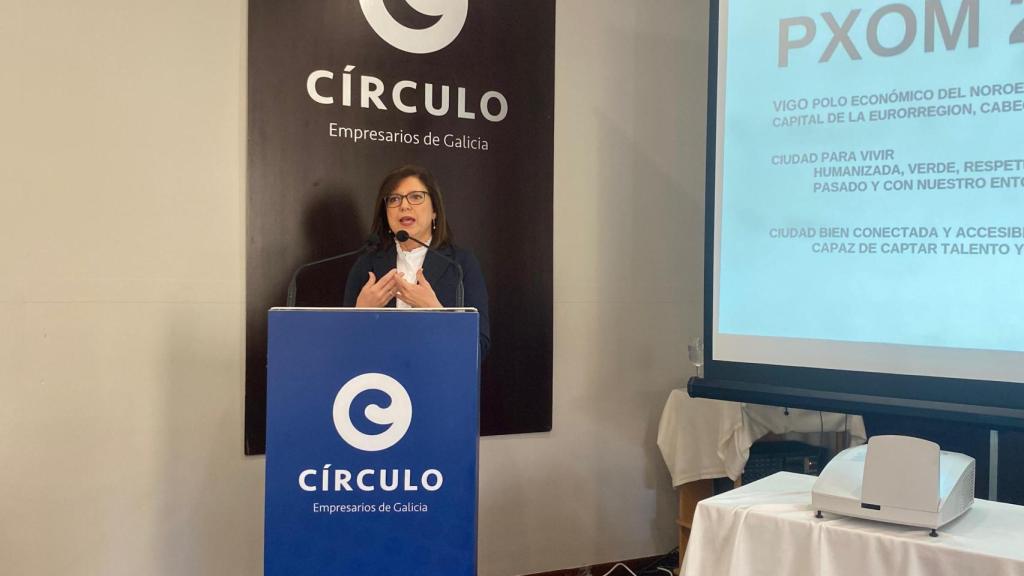 Concelleira de Urbanismo y Vivienda de Vigo, María José Caride, en el CEG