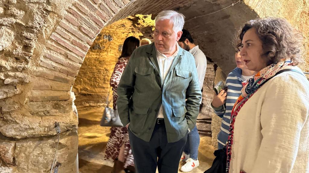 Visita a las galerías subterráneas. Foto: Ayuntamiento de Ciudad Real.