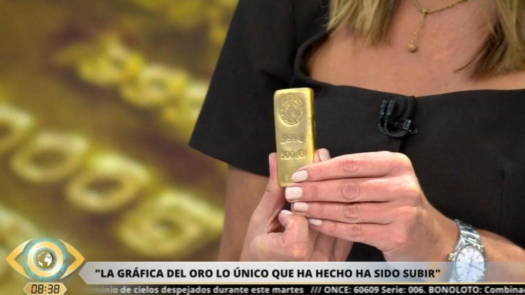 Un lingote de 1 kilogramo de oro