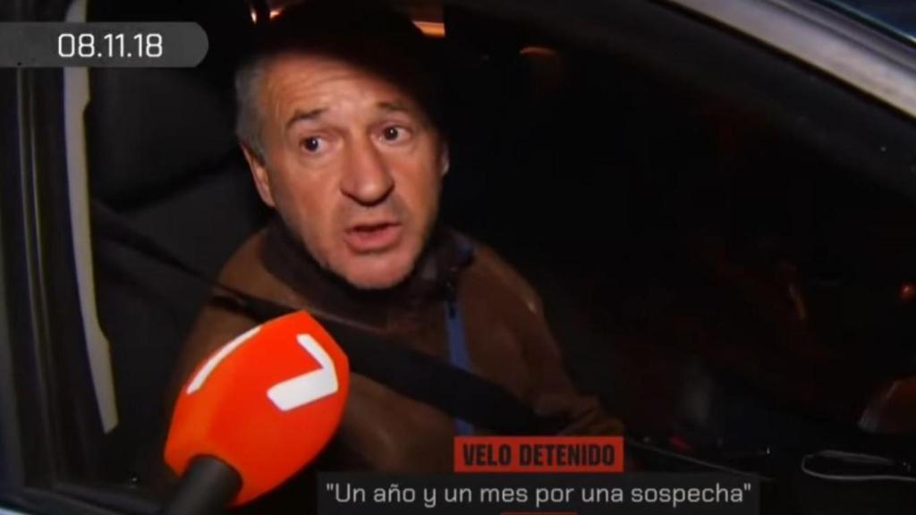 Giuliano Velo, en una entrevista en exclusiva con la televisión autonómica, a su salida de prisión por su supuesta vinculación con el crimen del capo Giuseppe Nirta.
