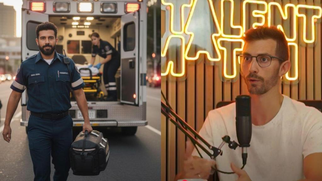 Un conductor de ambulancia generado con IA y Arnau.