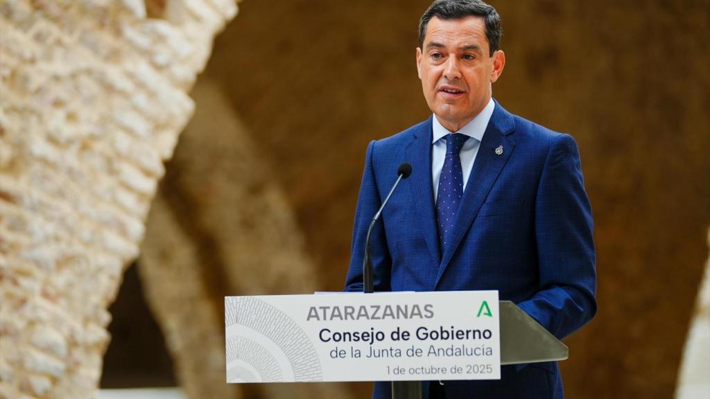 Juanma Moreno, presidente de la Junta,