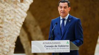 Juanma Moreno, presidente de la Junta,