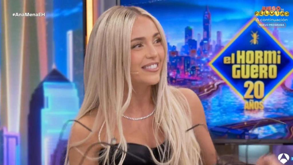 Ana Mena en 'El Hormiguero' .