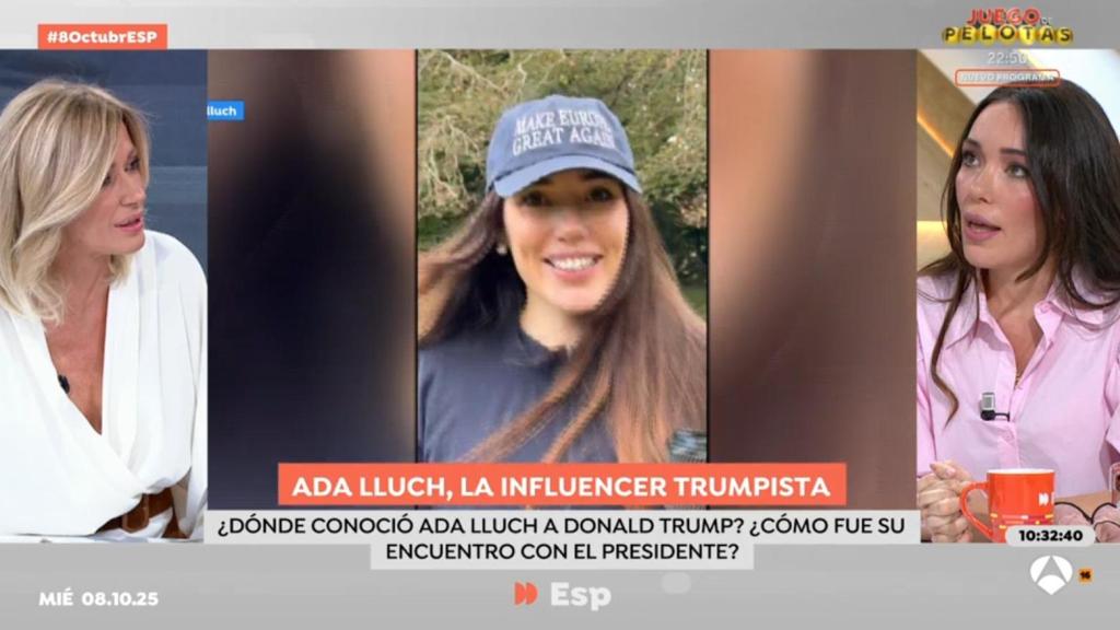 Susanna Griso y Ada Lluch en 'Espejo Público'.