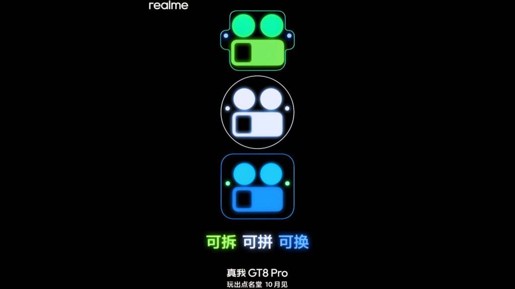 Diseños de cámara del realme GT 8 Pro