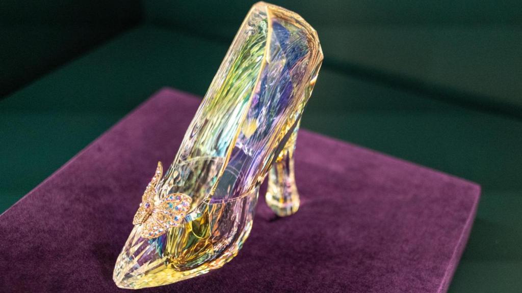 Detalle de la exhibición durante la presentación de la exposición 'Disney: The exhibition - 100 años de Magia', en Madrid.