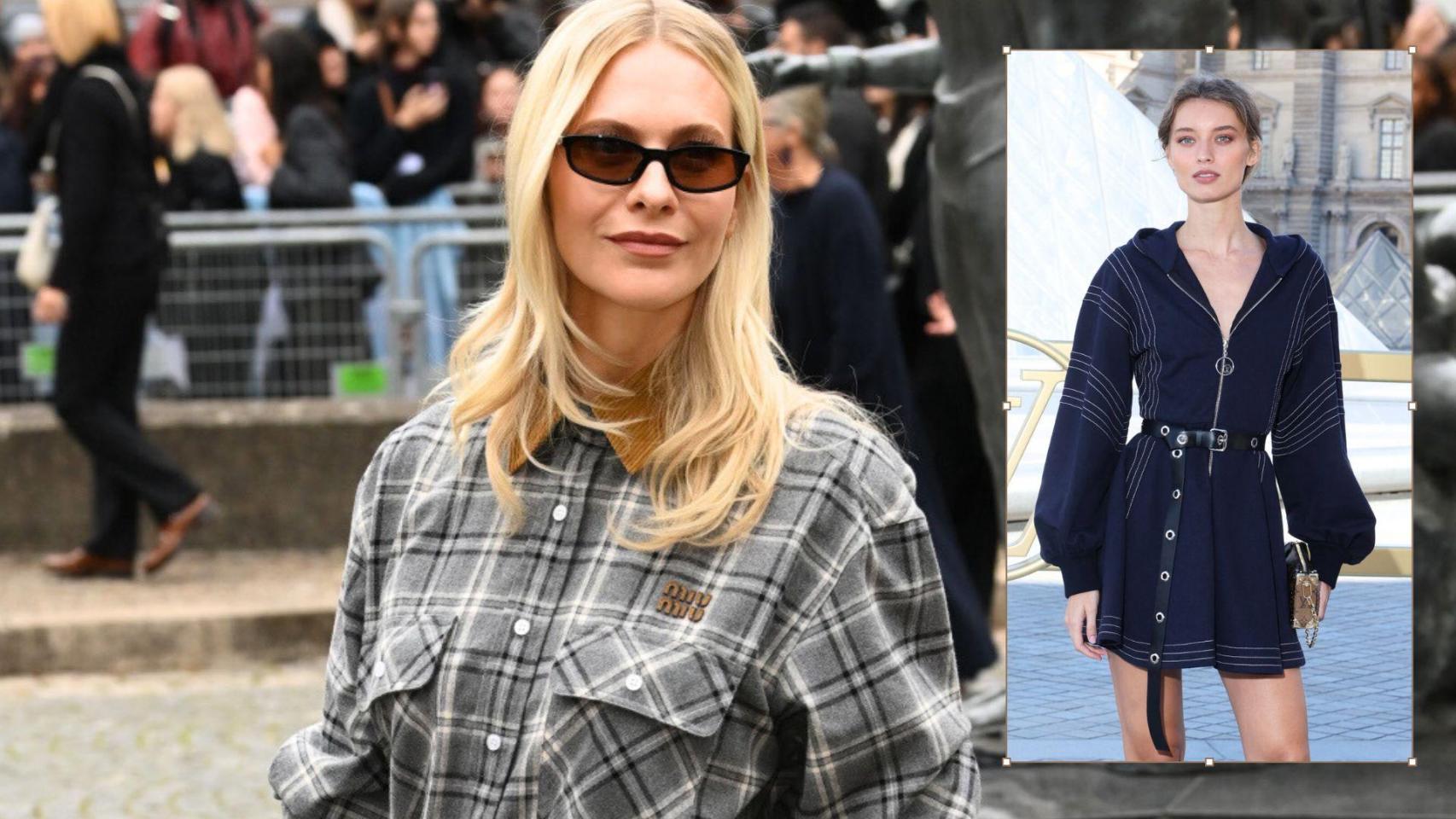 Invitadas a la Paris Fashion Week, en un 'collage' de Magas.