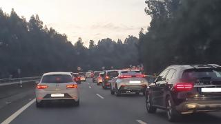 Tráfico y retenciones en la VG20 de Vigo a 8 de octubre de 2025