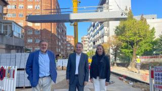 Las nuevas rampas mecánicas de la calle Pintor Lugrís de Vigo