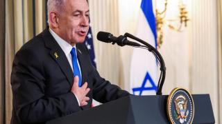 El primer ministro israelí, Benjamin Netanyahu, en la Casa Blanca el pasado septiembre.