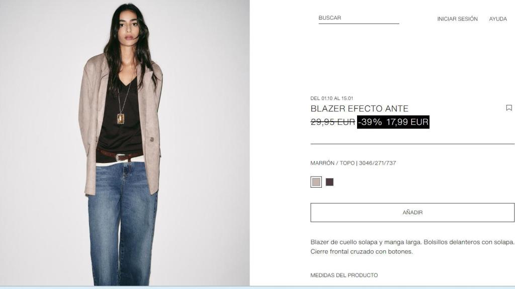 Blazer efecto ante. Ref. 3046/271/737