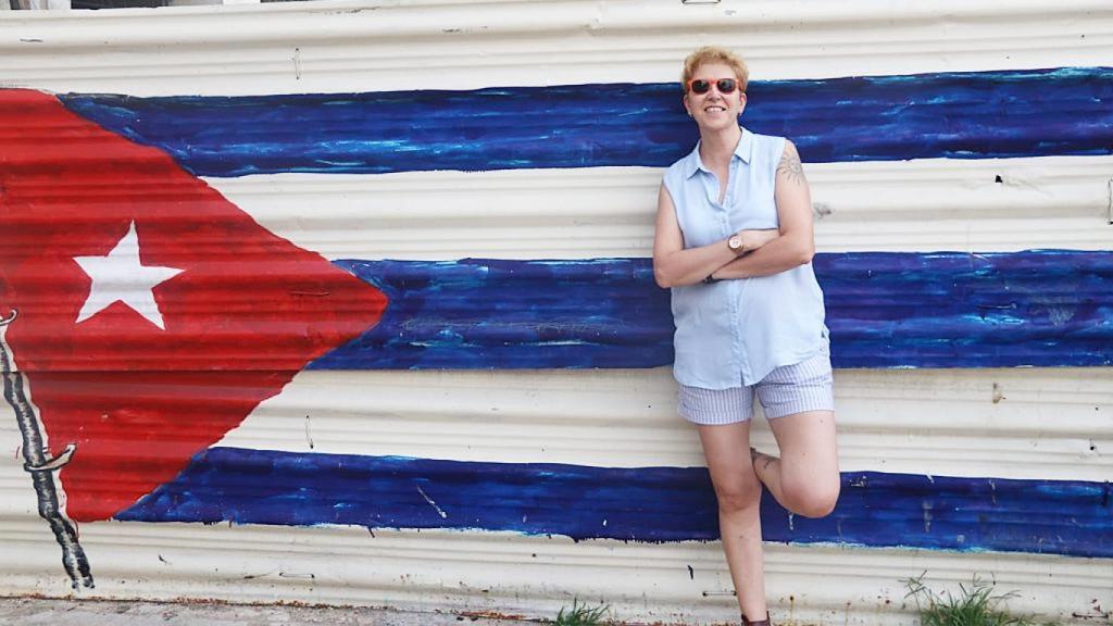 Imagen de Sonia Giménez en Cuba.