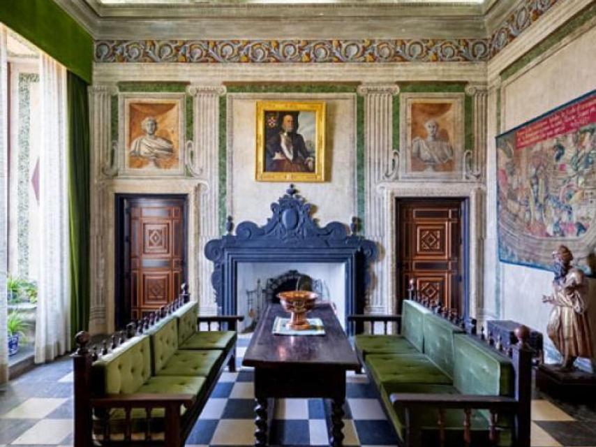 Una de las habitaciones del Palacio del Marqués de Santa Cruz.